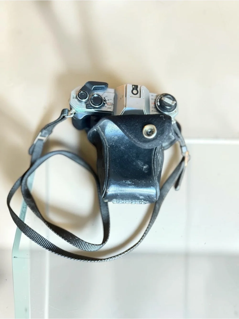 Yashica Vintage 35mm SLR Camera in Silver and Black